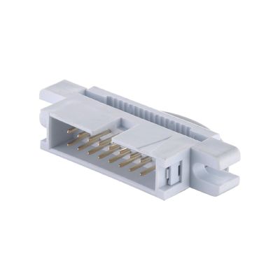 طلاء القصدير الذهبي 2.54mm رأس الصندوق PBT النحاس 6P - 64P لوحة IDC إلى رابط الأسلاك