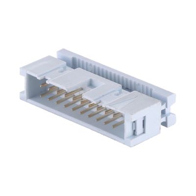 طلاء القصدير الذهبي 2.54mm رأس الصندوق PBT النحاس 6P - 64P لوحة IDC إلى رابط الأسلاك