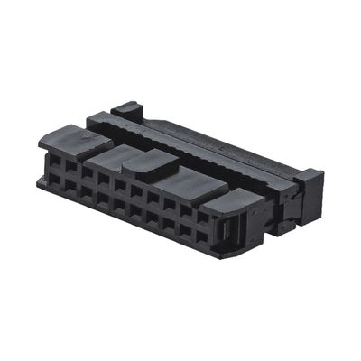 2.54mm Pitch IDC Connector Socket للكابل المسطح 28awg 6 - 64 Pin FC Socket