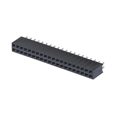 2.0mm H4.3mm DIP Header إمرأة مستقيمة Dip 2x2 2x40pin إمرأة ربط الرأس