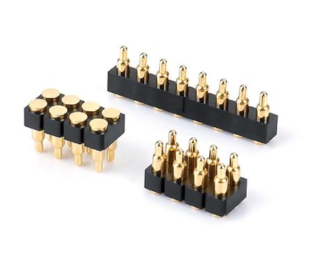 2.54mm H3.5mm 12pin ذكر Pogo وصلة دبوس صف مزدوج أسود بلاستيكي مستقيم غطاء pcb