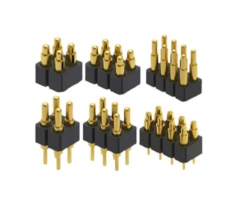 3.0mm مساحة 3pin المصفوفة بالذهب SMT نوع السيارات النحاس بوجو وصلة دبوس لPCB