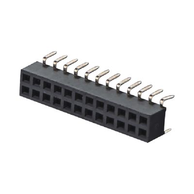 صف واحد SMT 40 دبوس ربط رأس الإناث 2.0mm الطول 4.3mm الارتفاع
