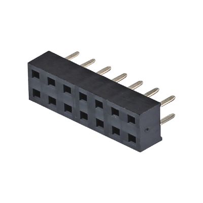 صف واحد SMT 40 دبوس ربط رأس الإناث 2.0mm الطول 4.3mm الارتفاع