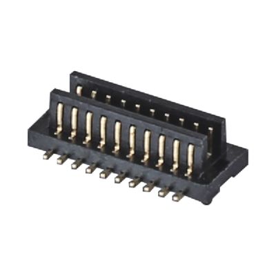 0.8mm Pitch BTB Connector 10 - 100 Pin High Speed Male Connector الفوسفور البرونزية