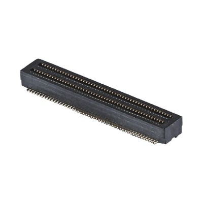 0.8mm Pitch BTB Connector 10 - 100 Pin High Speed Male Connector الفوسفور البرونزية