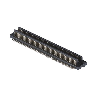 0.8mm Pitch BTB Connector 10 - 100 Pin High Speed Male Connector الفوسفور البرونزية