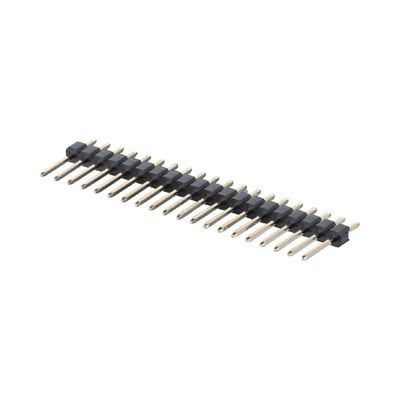 نوع DIN 2.0mm Pitch Pin Header Connector مستقيم 2 - 40 دبوس