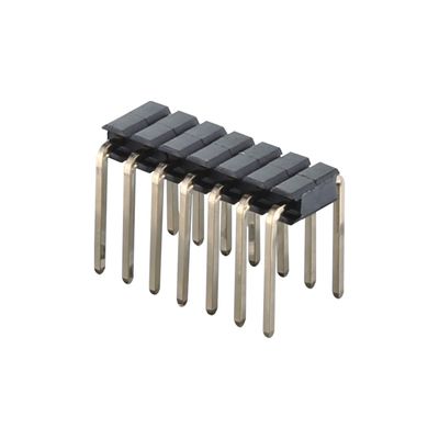 نوع DIN 2.0mm Pitch Pin Header Connector مستقيم 2 - 40 دبوس