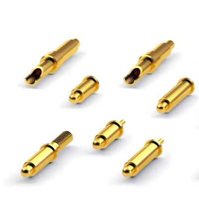 الملصق الجانبي المخصص لـ Pogo Pin نوع SMT المصفوف بالذهب لـ 2.00mm Pogo Pin Connectors