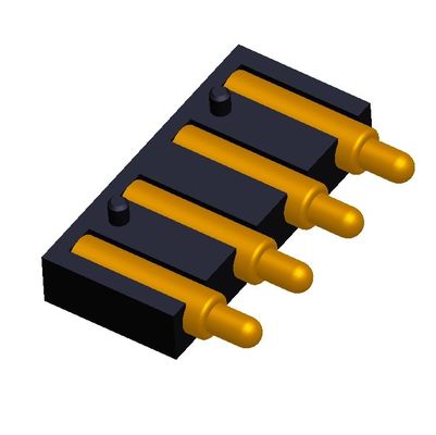 2.54ملم H2.5 2x7Pin Pogo Pin Connector النحاس الربيع المحمل الالكتروني