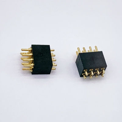 مرفق دبوس POGO مخصص 1.27mm Pitch 8Pin مع ربيع محمل للاتصالات الدائمة