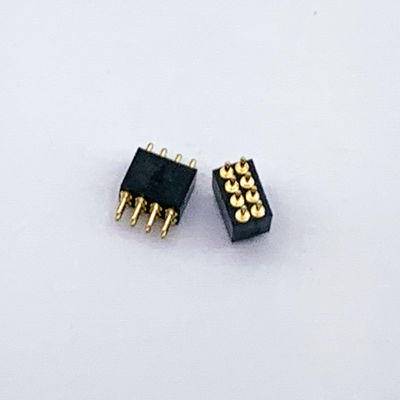 مرفق دبوس POGO مخصص 1.27mm Pitch 8Pin مع ربيع محمل للاتصالات الدائمة