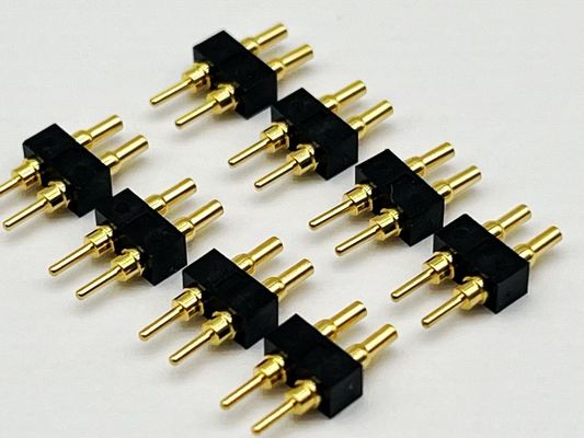 مرفق دبوس POGO مخصص 1.27mm Pitch 8Pin مع ربيع محمل للاتصالات الدائمة