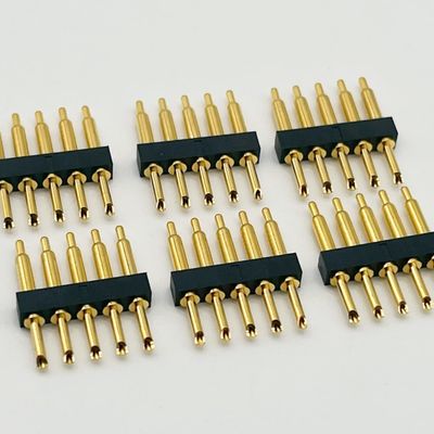 نوع اللحام رابط بوجو بن 2.54mm الطول 1x5P الذكور ربيع محمل بوجو بن