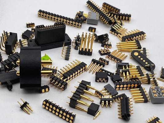 نوع اللحام رابط بوجو بن 2.54mm الطول 1x5P الذكور ربيع محمل بوجو بن