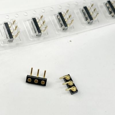 3p 2.54mm ربيع محملة إمرأة كرة المضخة المغناطيسية بوجو دبوس رابط
