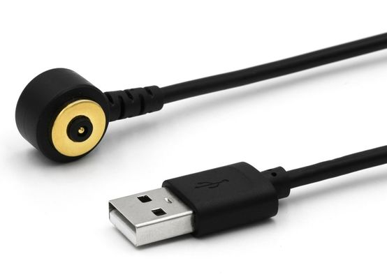 IP67 مضاد للماء PCB إمرأة Pogo Pin Connector كابل مغناطيسي مع طلاء الفلاش الذهبي ومقاومة 50mohm Max للاتصالات