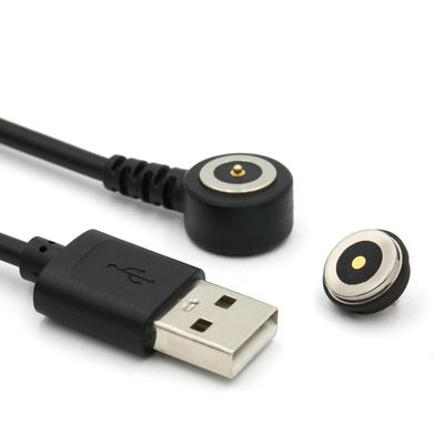 IP67 مضاد للماء PCB إمرأة Pogo Pin Connector كابل مغناطيسي مع طلاء الفلاش الذهبي ومقاومة 50mohm Max للاتصالات