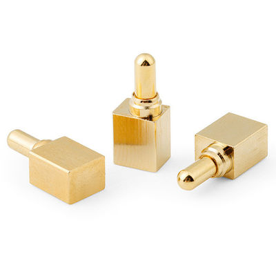 الملصق الجانبي المخصص لـ Pogo Pin نوع SMT المصفوف بالذهب لـ 2.00mm Pogo Pin Connectors