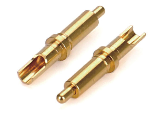المصفوفات الذهبية المملوءة بالربيع محملة بـ Pogo Pin Wire Bonding Terminal Connectors
