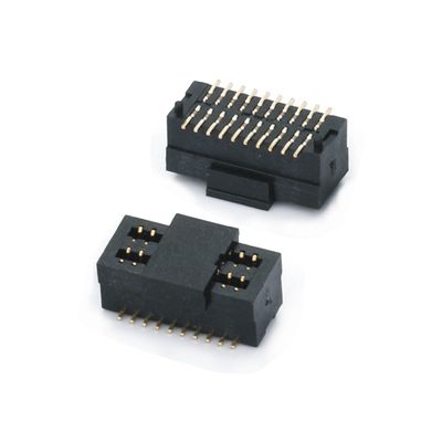 10 - 100 دبوس لوحة عالية السرعة إلى ربط لوحة 0.8mm Pitch ربط رأس الإناث