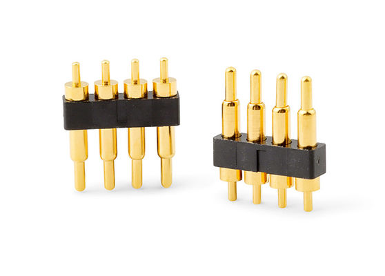2.54mm Pitch Pogo Pin Connectors ربيع محمل H7.75mm للاتصال بين الجهازين