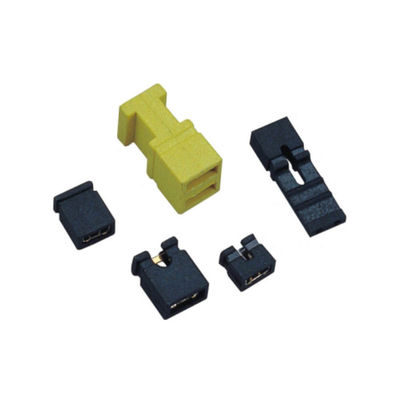 3A-5A 2.54mm Pitch Mini Jumper Height 6.0mm الأحمر الأزرق الأصفر الأسود مع غطاء الشكل المفتوح