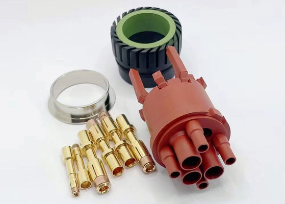 موصل الطاقة M40 الدائري 6 دبوس سيرفو كودر إمرأة سلك القماش
