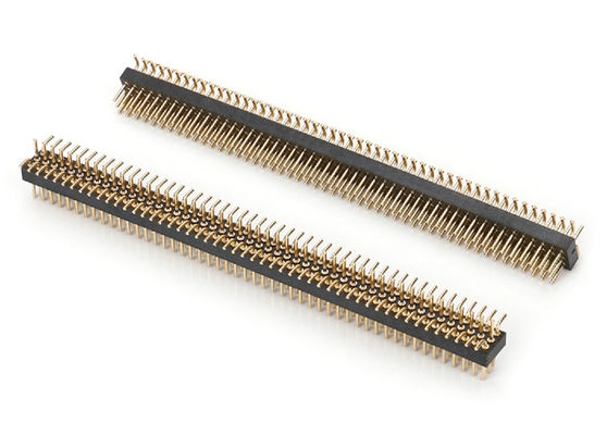 1.27mm 2.0mm 2.54mm رأس الدبوس المستدير رابط PCB رأس الدبوس المصنعة نوع SMT
