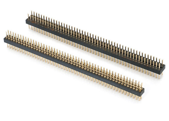 1.27mm 2.0mm 2.54mm رأس الدبوس المستدير رابط PCB رأس الدبوس المصنعة نوع SMT