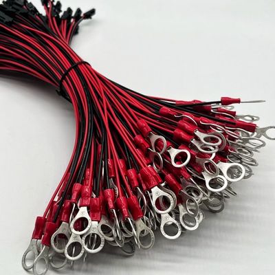 مولكس 2.54mm 2P الاتصال الإناث إلى M4 محطة مستديرة مع سلك الأسلاك UL1007 22AWG كابل