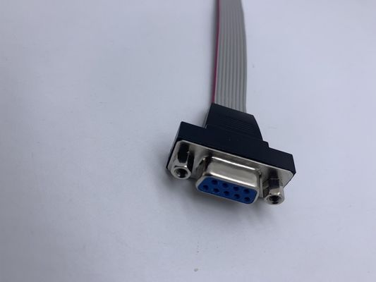 D-sub DB9 إلى FC-10p 2.54mm كابل الشريط المسطح الذكور الإناث إلى 10 26 دبوس IDC سلك الاتصال