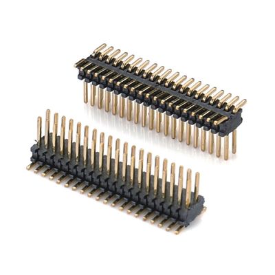 0.8mm Pitch Pin Header Connector صف مزدوج 4 Pin 80 Pin SMT