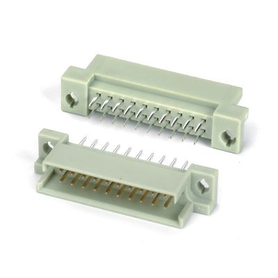 DIN 41612 رابط 2 صف 10 دبوس إمرأة الدبوس مباشرة من خلال الثقب 2x5 الطول 2.54mm DIP