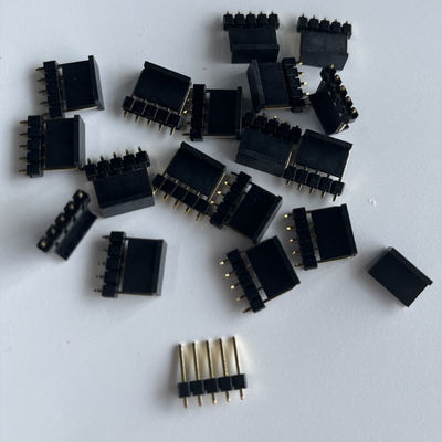 2.54mm Pitch Pin Header Connector 5 Pin مستقيم مع قبعة