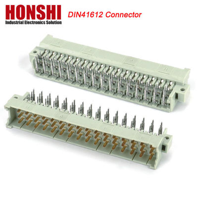 PCB الزاوية اليمنى الذكور 48P 3 صفوف DIN41612 رابط، 90 درجة R / A PCB الذكور 3 * 16P 48P