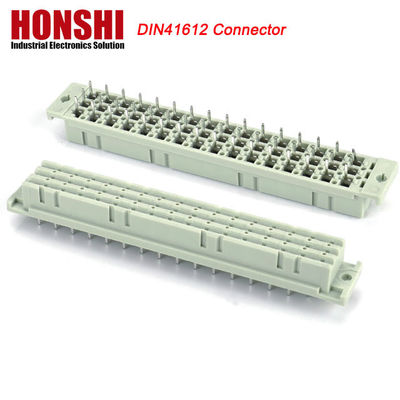 PCB الزاوية اليمنى الذكور 48P 3 صفوف DIN41612 رابط، 90 درجة R / A PCB الذكور 3 * 16P 48P
