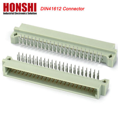 PCB الزاوية اليمنى الذكور 48P 3 صفوف DIN41612 رابط، 90 درجة R / A PCB الذكور 3 * 16P 48P