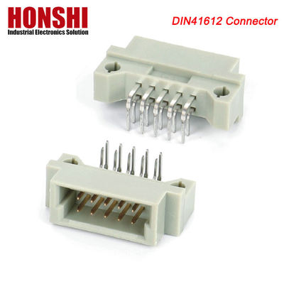 بطاقة PCB الذكور الصحافة الدبوس DIN 41612، 21pin مباشرة 3 صفوف بطاقة PCB الاتصال Eurocard