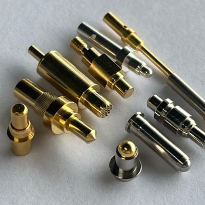 نوع اللحام المصفوف بالذهب SMT Pogo Pin لتطبيق الطاقة تصميم قابل للتخصيص