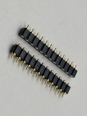نوع SMT Pogo Pin Docking Connector 4pin 10pin 12pin ربيع محمل بالاتصال مع متانة عالية ومقاومة ضباب الملح