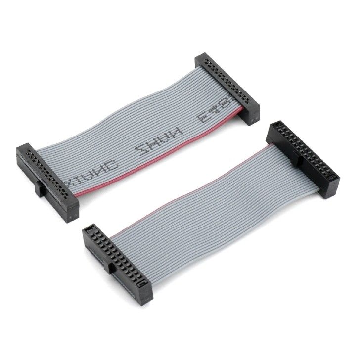 1.27mm الشريط الطولية الكابل المسطح التجميع الشريط IDC رابط كابل 20 دبوس السلك السلكي