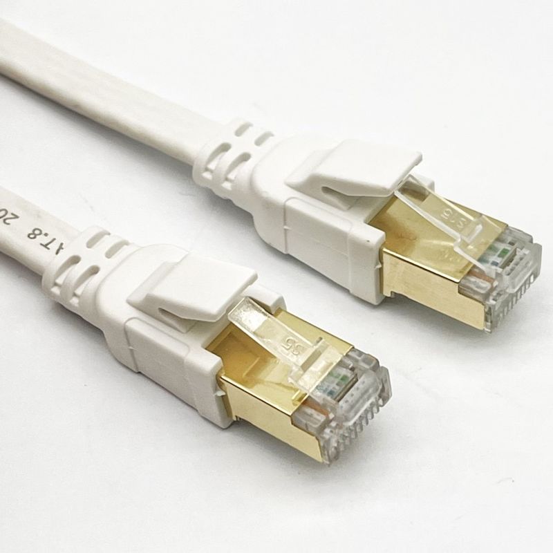 1M 5M 10M 20M 50M مجموعة الكابلات الشبكة المصنوعة RJ45 CAT6 CAT7 CAT8 UTP الحاسوب