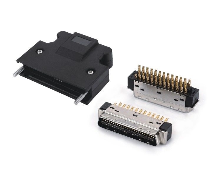 وصلة SCSI 14 20 26 36 50pin Solder ذكر وصلة SCSI مع المسامير نوع