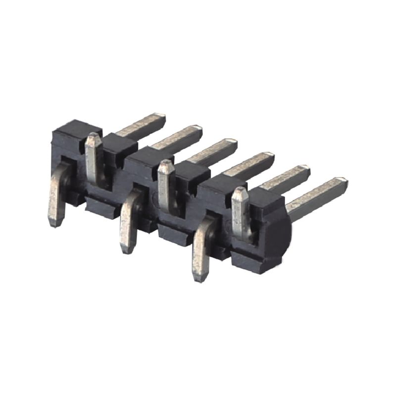 3.96ملم مصدوقة بالذهب PCB Pin Header Connector صف واحد SMT نوع 2 - 20 Pin H3.2mm