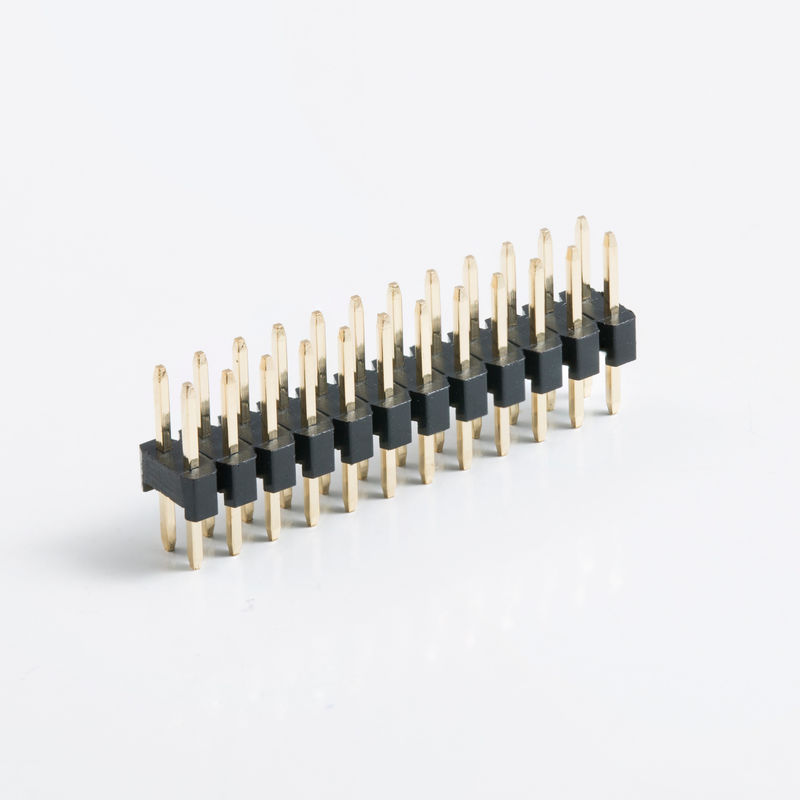 ربط طابعة مزدوجة لللوحة إلى اللوحة 2.54mm Pitch 2 pin 20 pin 80 pin PCB مستقيم