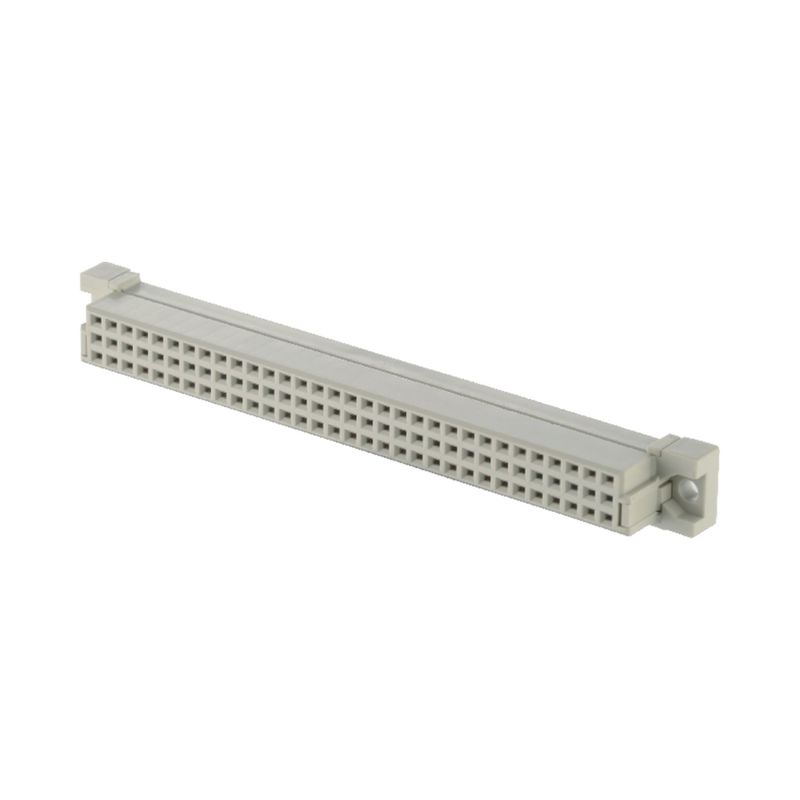 دين41612 IDC Connector إمرأة 64 دبوس من خلال الثقب 2.54mm Pin Connector