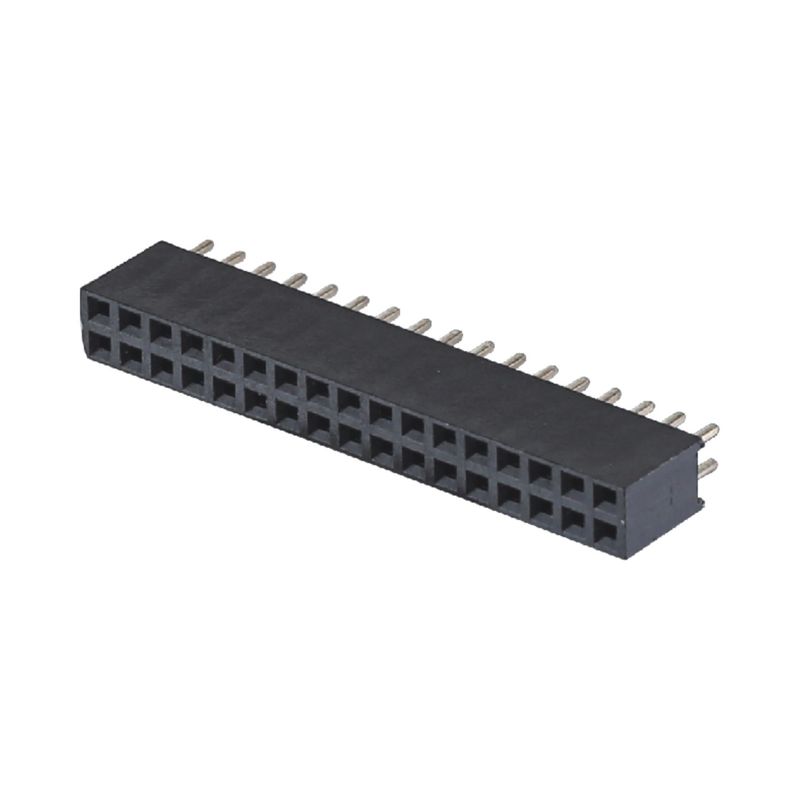 2.0mm H4.3mm DIP Header إمرأة مستقيمة Dip 2x2 2x40pin إمرأة ربط الرأس