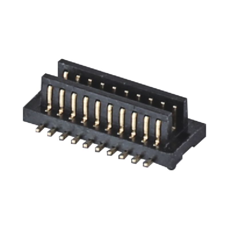 0.8mm Pitch BTB Connector 10 - 100 Pin High Speed Male Connector الفوسفور البرونزية